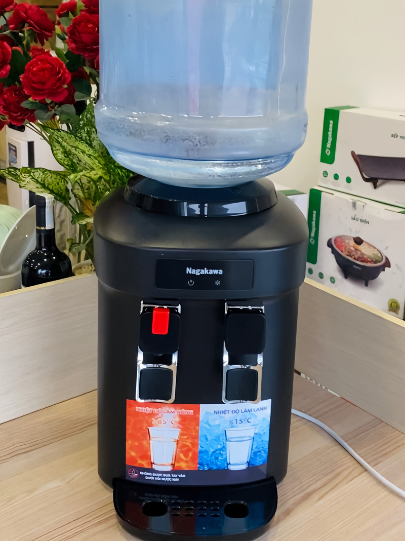 Cây nước nóng lạnh để bàn Nagakawa NAG1107 - Hàng chính hãng