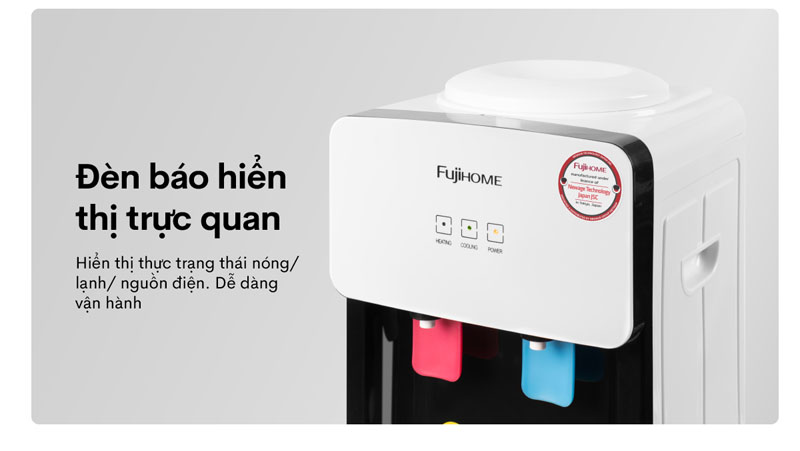 Cây nước nóng lạnh Fujihome WD2002E - Hàng chính hãng