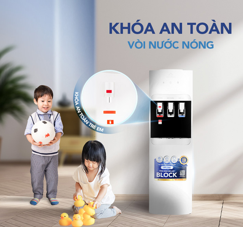 Khóa vòi nước nóng, đảm bảo an toàn cho gia đình có trẻ nhỏ