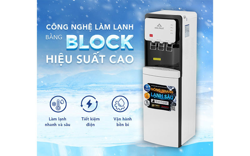 Cây nước nóng lạnh hút bình Hòa Phát HHC363 - Hàng chính hãng
