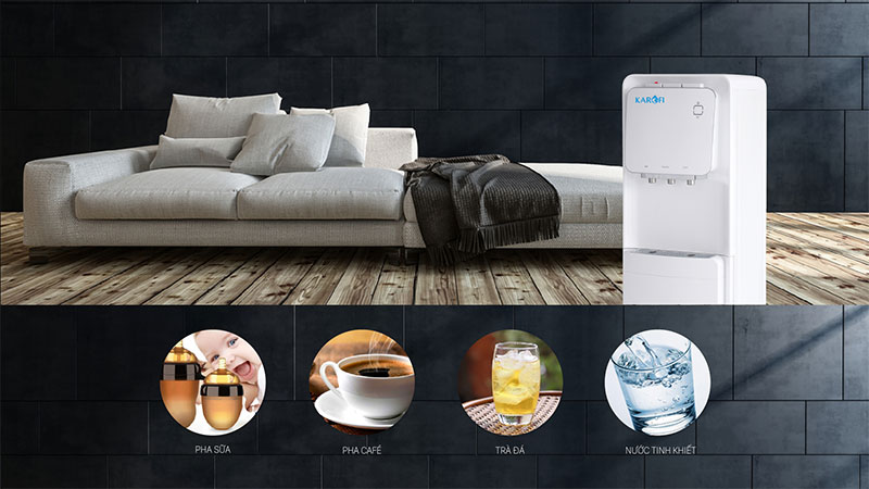 Cây nước nóng lạnh hút bình Karofi HC19 - Hàng chính hãng