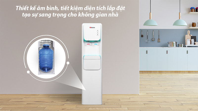 Thiết kế của Cây nước nóng lạnh hút bình Makano DVD-000005