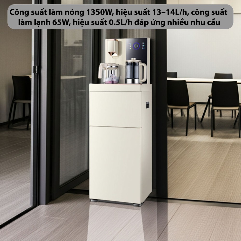 Cây nước nóng lạnh kết hợp bàn pha trà Fujihome TB238N-UV - Hàng chính hãng