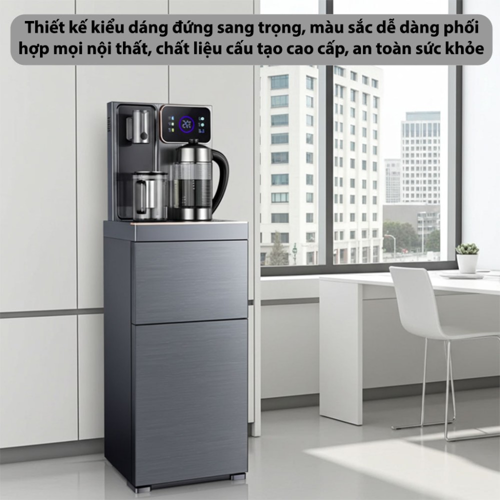 Cây nước nóng lạnh kết hợp bàn pha trà Fujihome TB241N-UV - Hàng chính hãng