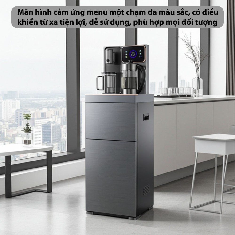 Cây nước nóng lạnh kết hợp bàn pha trà Fujihome TB241N-UV - Hàng chính hãng