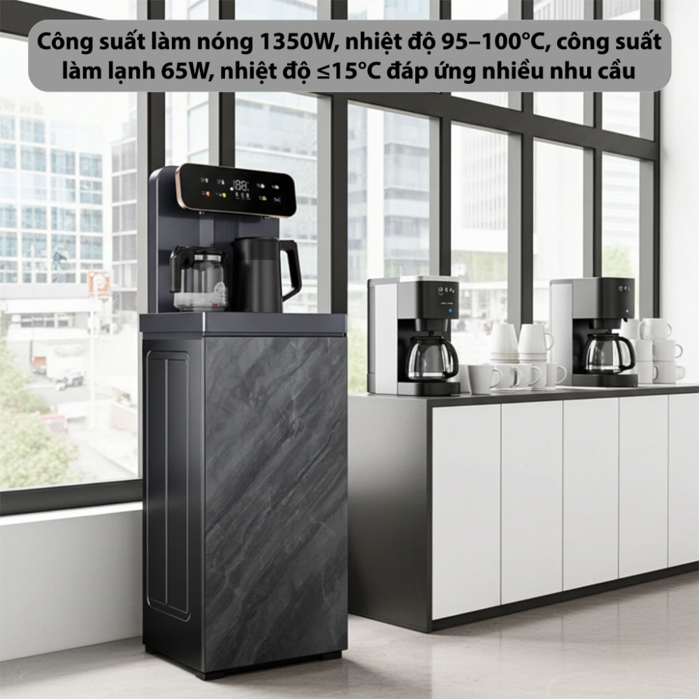 Cây nước nóng lạnh kết hợp bàn pha trà Fujihome TB243AN - Hàng chính hãng