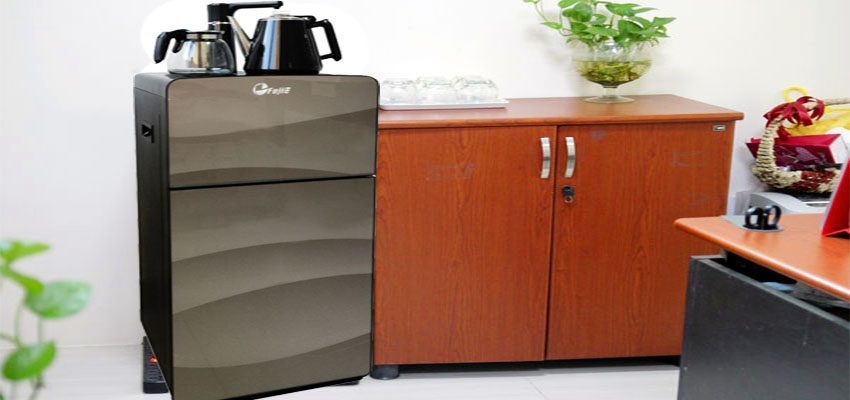 Cây nước nóng lạnh kết hợp bàn pha trà, cafe FujiE WD1170E - Hàng chính hãng