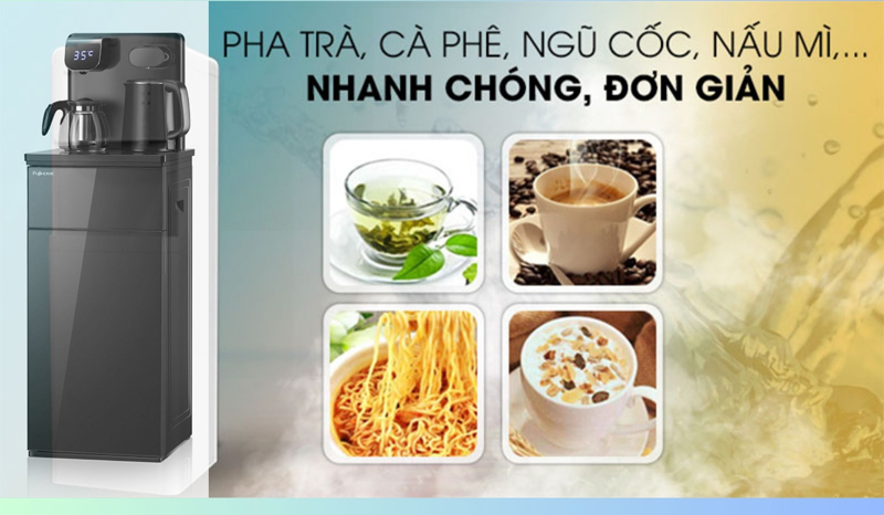 Cung cấp nước để pha trà, cà phê và nấu mì tiện lợi