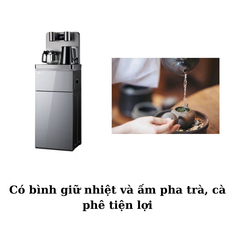 Cây nước nóng lạnh kết hợp bàn pha trà, cafe FujiE TBH1332E - Hàng chính hãng