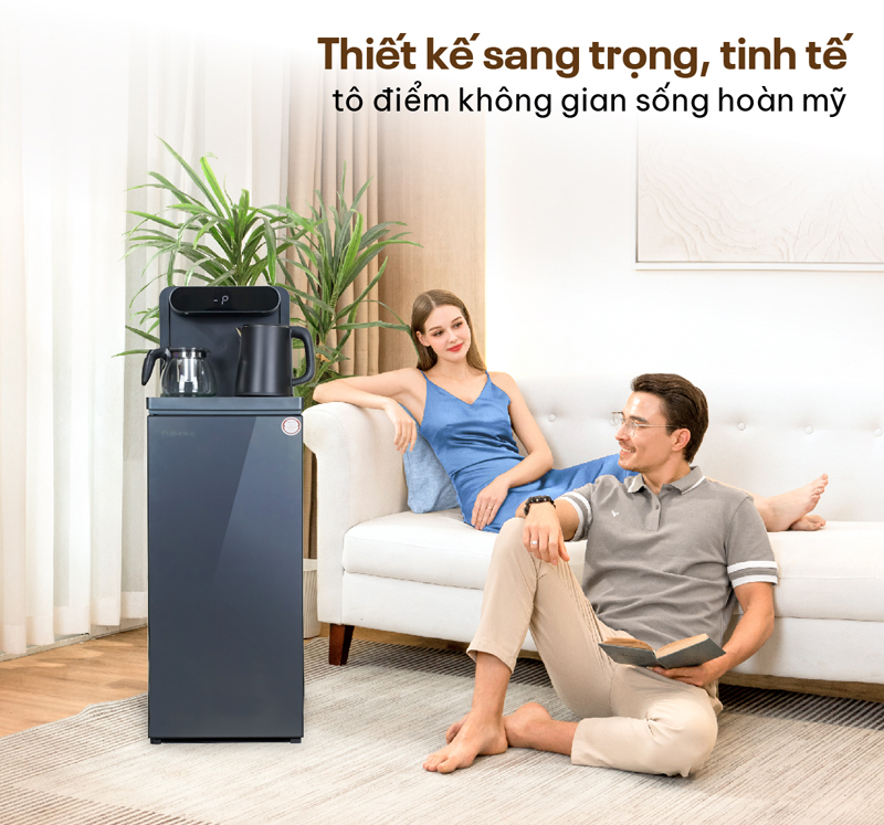Cây nước nóng lạnh kiêm bàn pha trà Fujihome TB392 - Hàng chính hãng