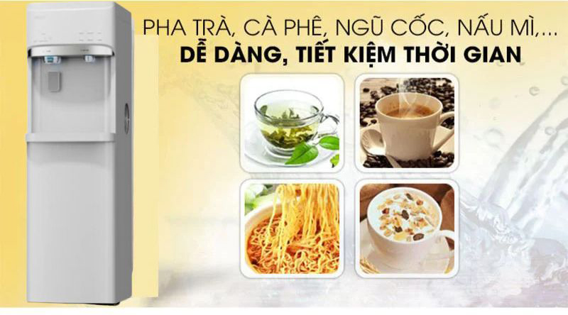 Cây nước nóng lạnh kèm làm đá Fujihome WD628C-IM - Hàng chính hãng