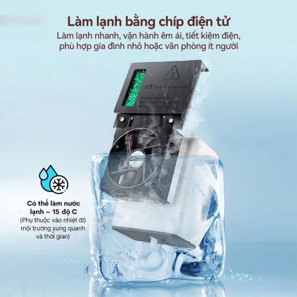 Cây nước nóng lạnh nguội để bàn Fujihome WD07E - Hàng chính hãng