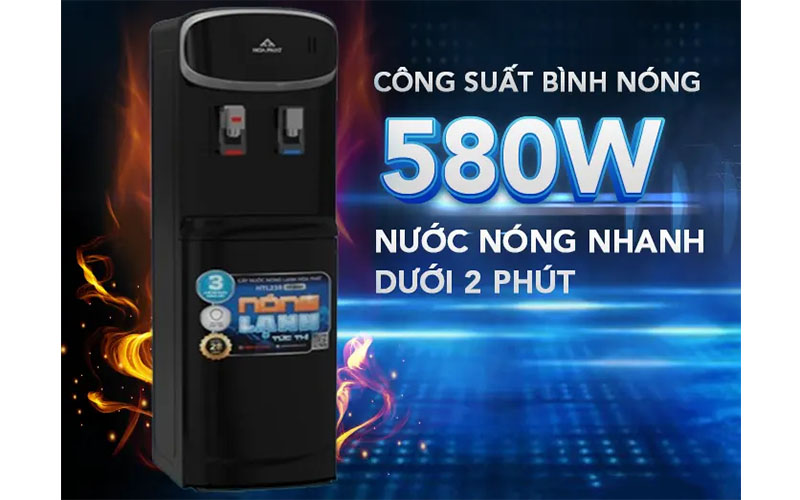 Công suất làm nóng lạnh của Cây nước nóng lạnh úp bình Hòa Phát HTL238