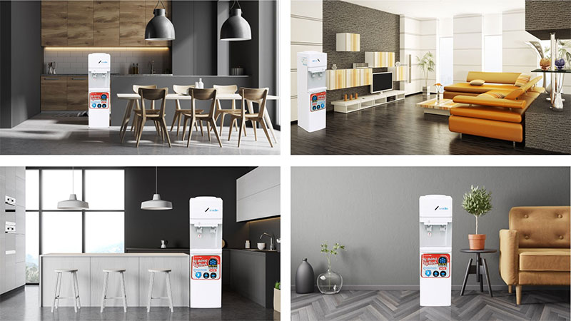 Cây nước nóng lạnh úp bình Karofi HC15 - Hàng chính hãng