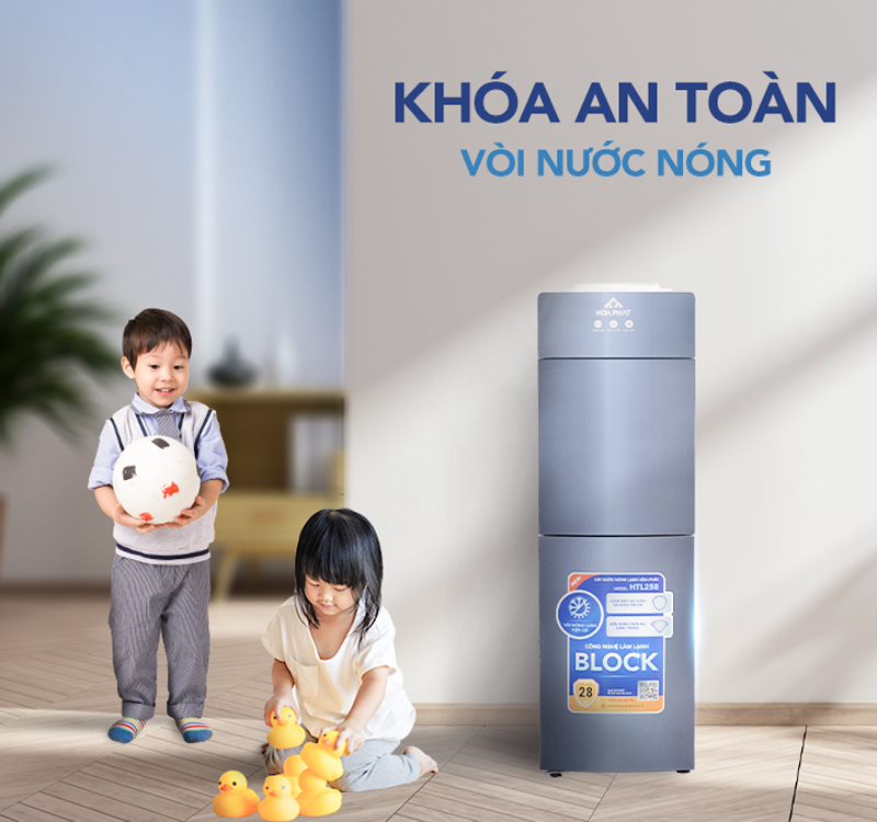 Cây nước nóng lạnh úp bình Hòa Phát HTL258 - Hàng chính hãng