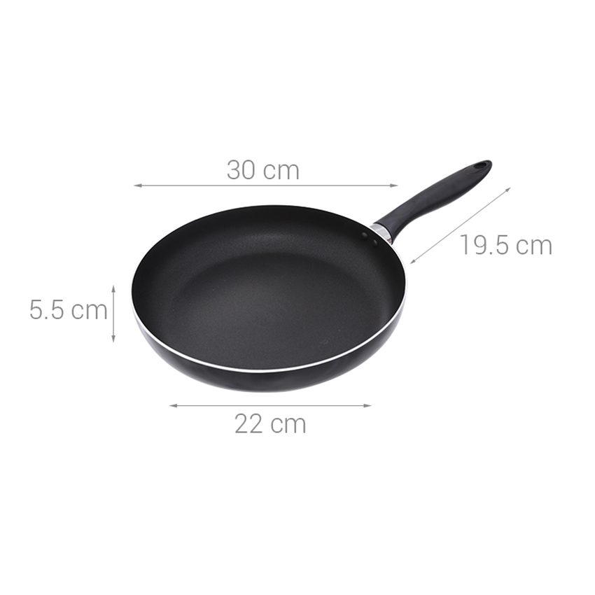 Kích thước của chảo trơn Sunhouse CT30