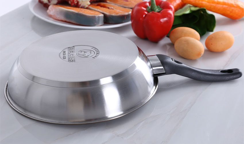 Chảo inox không dính 3 đáy FiveStar CKD20-3DI - Hàng chính hãng