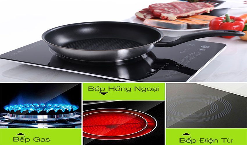 Chảo inox không dính 3 đáy FiveStar CKD20-3DI - Hàng chính hãng