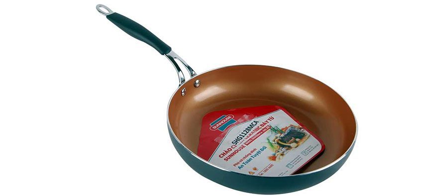 Chảo chiên Ceramic đáy từ Sunhouse SHG1128MCA - Hàng chính hãng