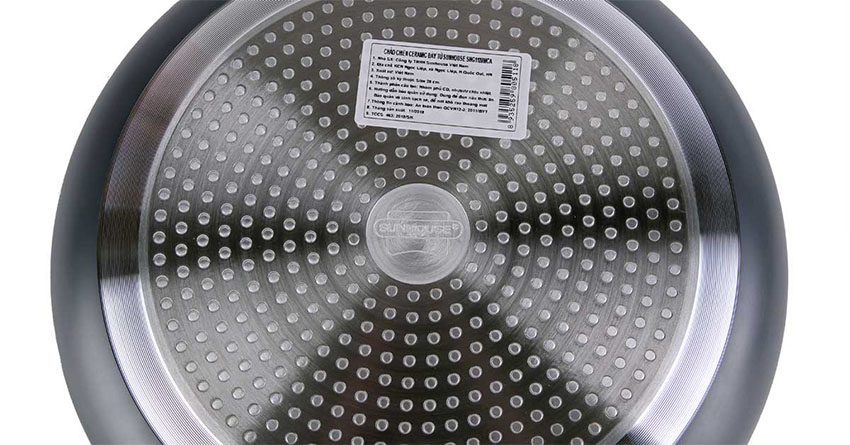 Chảo chiên Ceramic đáy từ Sunhouse SHG1128MCA - Hàng chính hãng