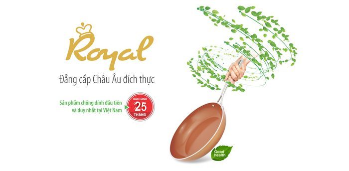 Chảo chống dính Elmich Royal Classic EL-1188E - 24cm - Hàng chính hãng