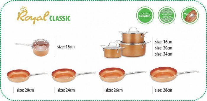 Chảo chống dính Elmich Royal Classic EL-1189E - 26cm - Hàng chính hãng