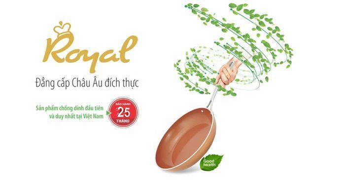 Chảo chống dính Elmich Royal Premium EL-1176E - 26cm - Hàng chính hãng