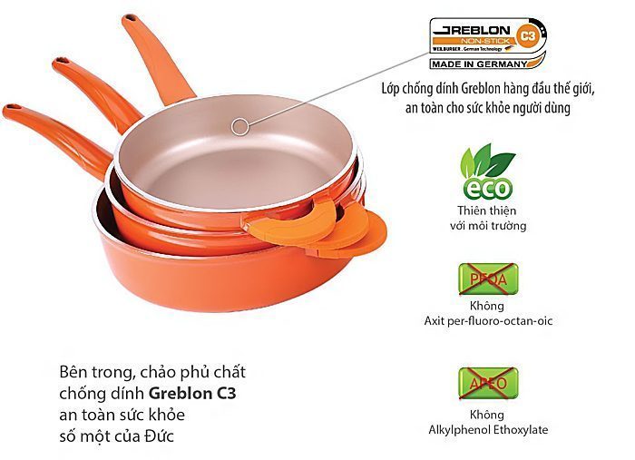 Chảo chống dính Elmich Vitaplus Fiore EL0350