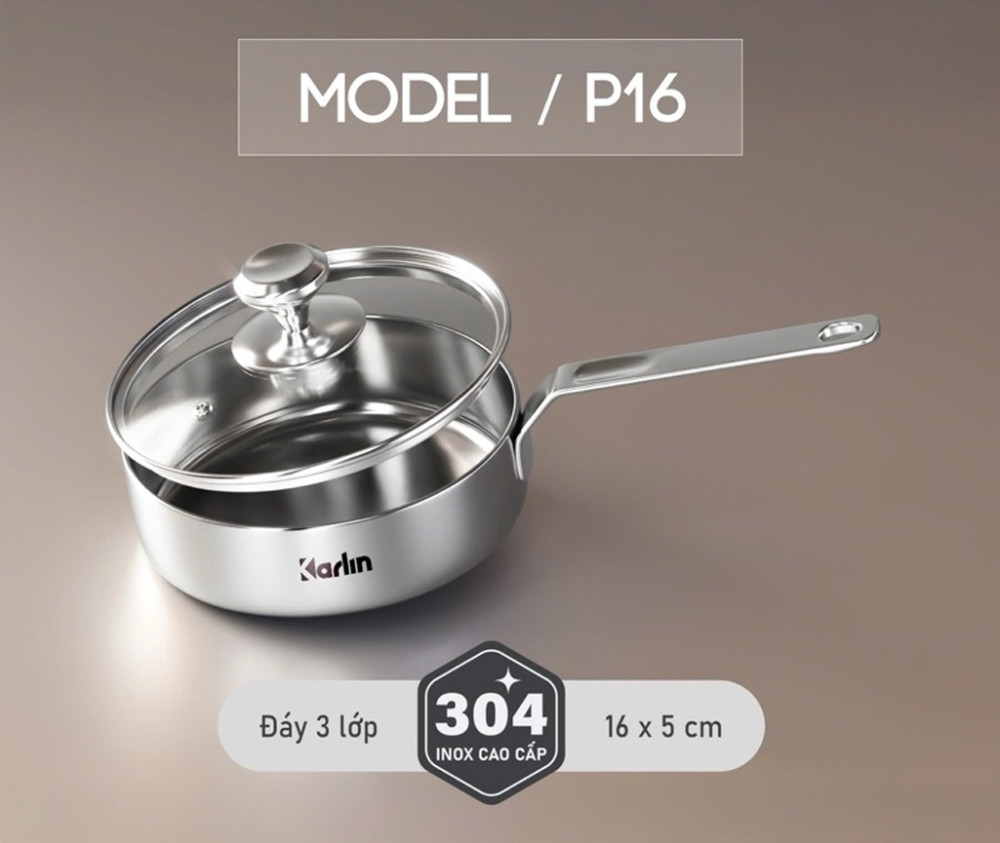 Chảo chống dính Karlin P16 - Hàng chính hãng