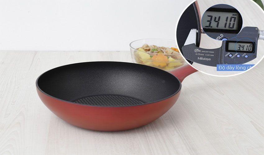 Độ dày của Chảo chống dính Tefal C6821972 