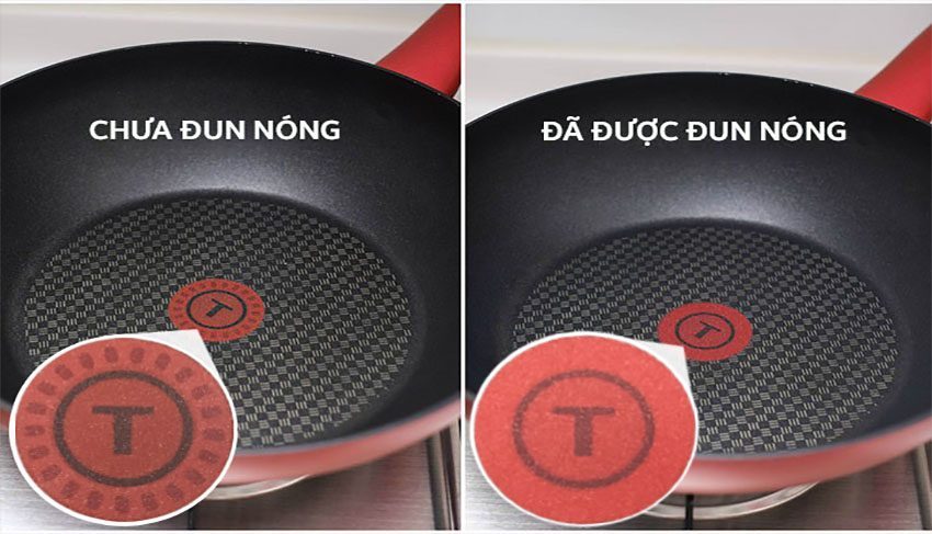 Công nghệ Thermor-spot của Chảo chống dính Tefal C6821972