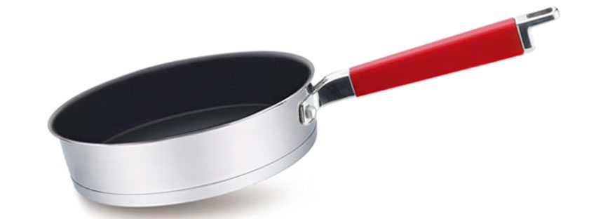 Chảo chống dính inox 304 Red Velvet 24cm Elmich EL3250 - Hàng chính hãng