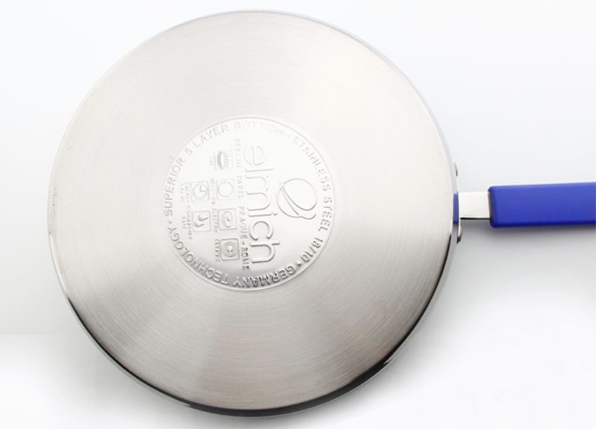 Đáy của chảo chống dính inox Elmich EL-3243