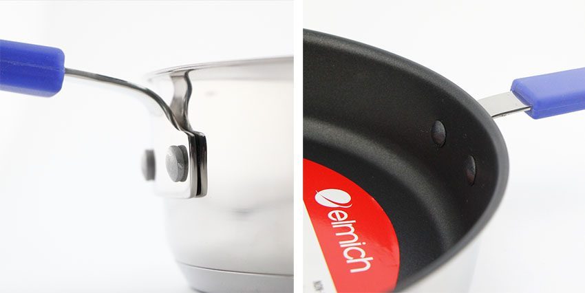 Chảo chống dính inox Elmich EL-3243 với công nghẹ tán đinh hiện đại