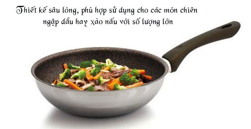 Chảo đá Inox lòng sâu Korea King KFP-20NSD - Hàng chính hãng