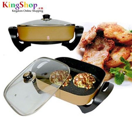 Chảo điện đa năng Magic One MG-42 - Lòng nồi vân đá hoa cương