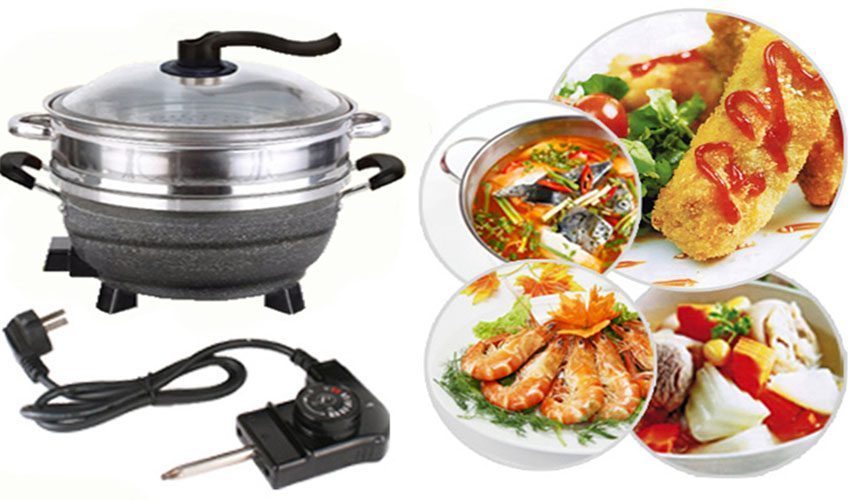 Chảo điện đa năng Matika MTK-9032 - Hàng chính hãng