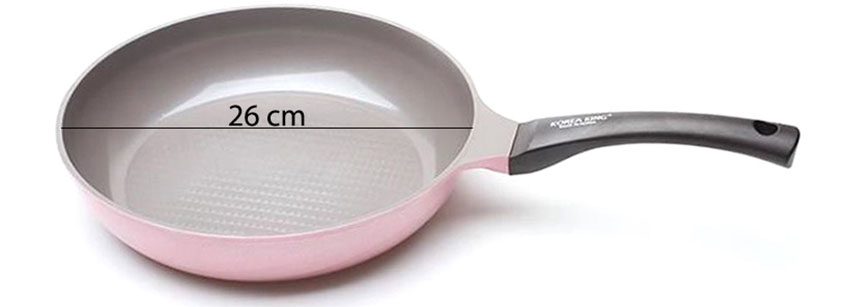 Chảo gốm ceramic chống dính Korea King KFP-26IFC - Hàng chính hãng