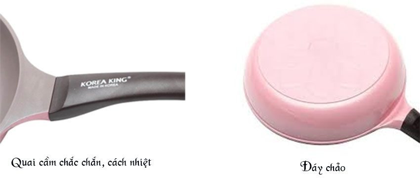 Chảo gốm ceramic chống dính Korea King KFP-26IFC - Hàng chính hãng