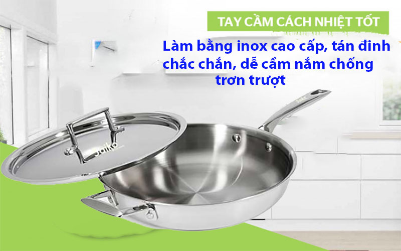 Chảo inox chống dính Saiko SK-6028