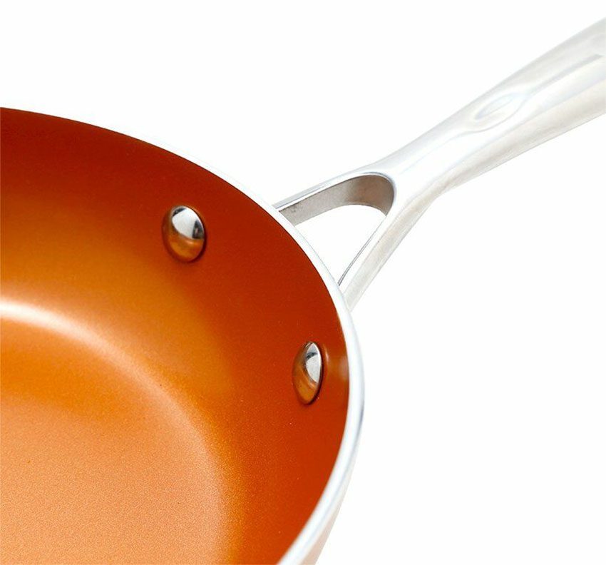 Cán cầm của chảo phủ sứ chống dính Royal Deluxe Plus 24cm Elmich EL-1139 