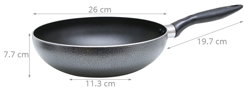 Kích thước của chảo sâu Sunhouse SHS26