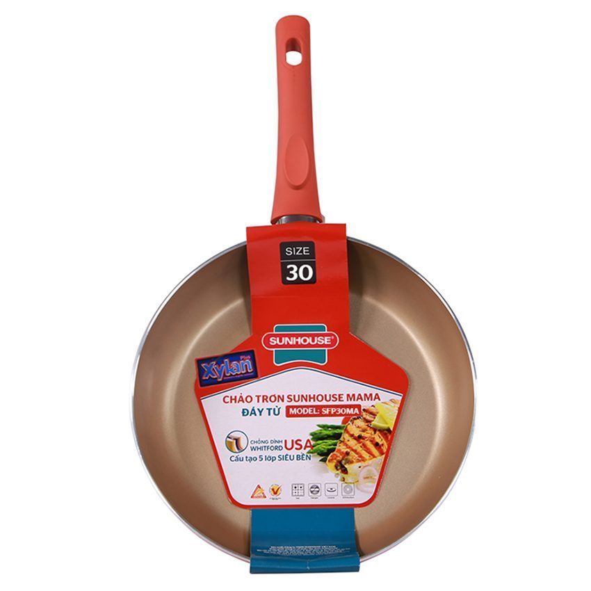 Chảo trơn Sunhouse mama SFP30MA - Hàng chính hãng