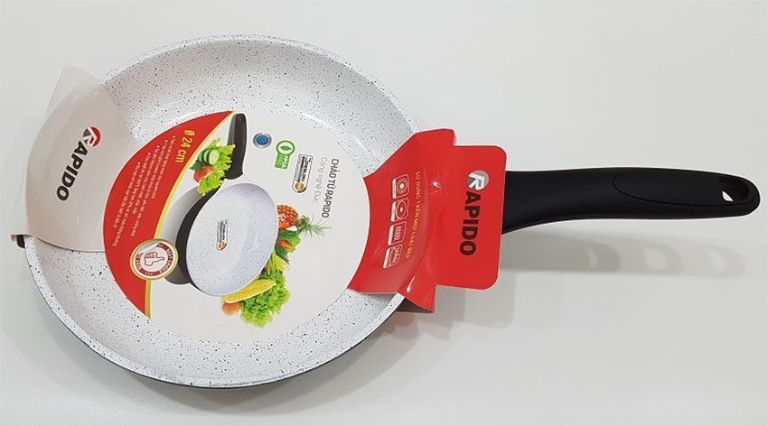Chảo từ 24cm Rapido RP24-RF đáy phẳng - Hàng chính hãng