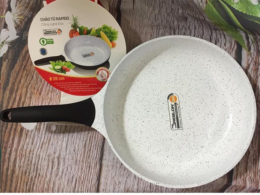 Chảo từ 28cm Rapido RP28-RF đáy phẳng - Hàng chính hãng