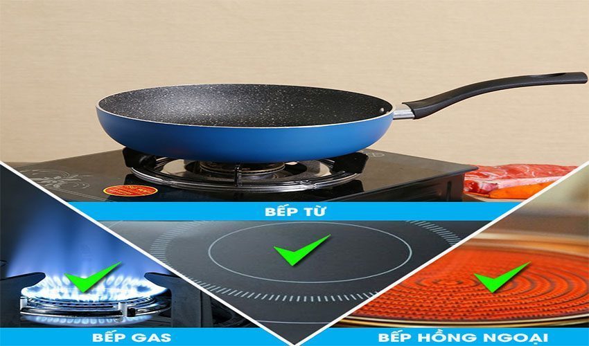 Ứng dụng của Chảo vân đá đáy từ Elmich Coloseum Y1 EL-3720