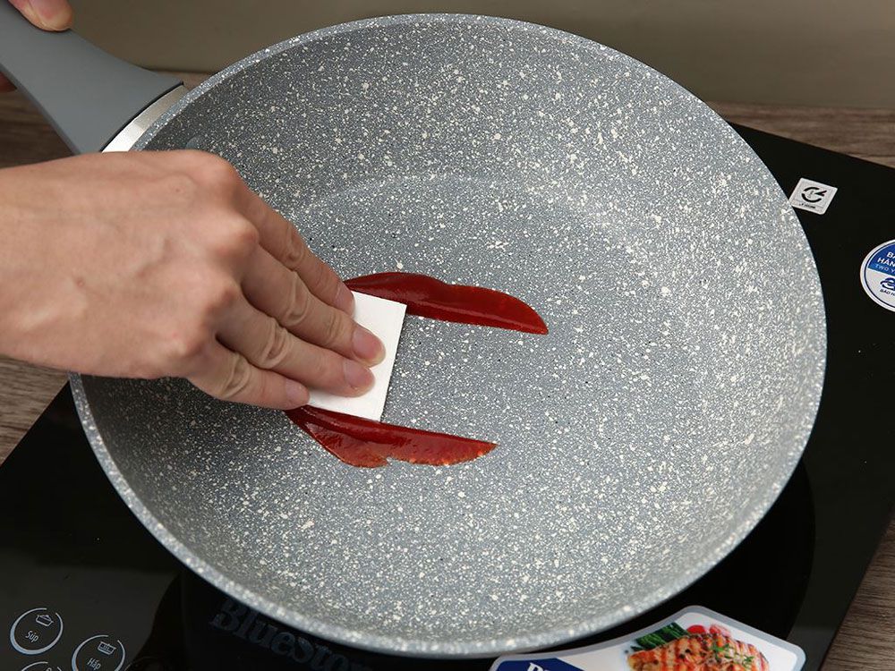 Chảo sâu vân đá Green Cook GCP02-26IH 26cm - Hàng chính hãng