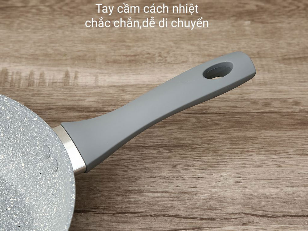 Chảo sâu vân đá Green Cook GCP02-26IH 26cm - Hàng chính hãng