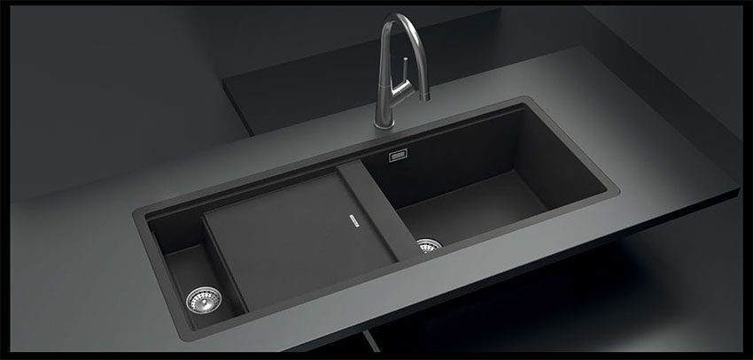 Chậu đá Hafele HS-GDD11446 D-150 570.35.340 với thiết kế lắp âm sang trọng