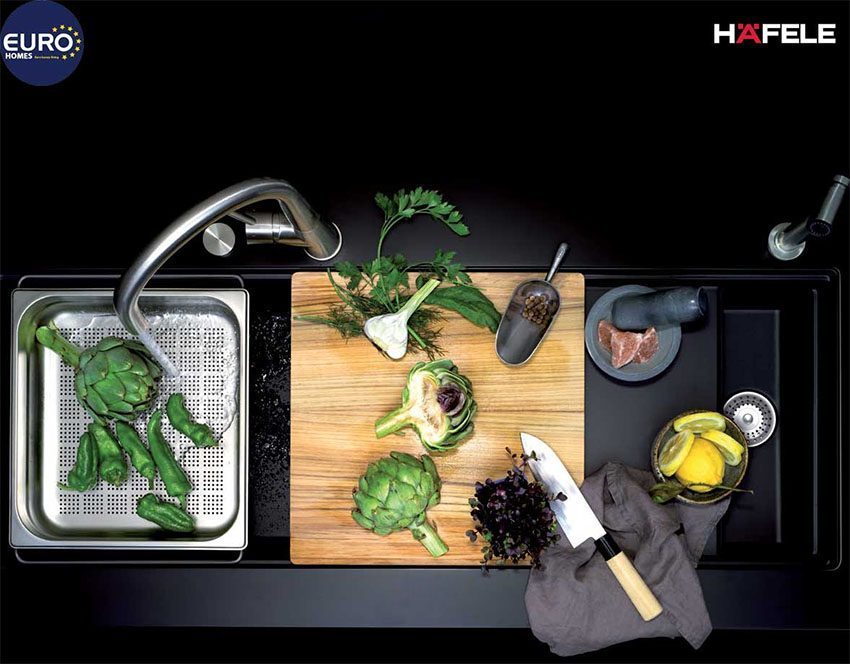 Chức năng của chậu đá Hafele HS-GDD11446 D-150 570.35.340